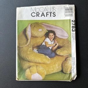 Vintage McCalls Nähmuster 2783 Kinder riesig 30X40"" Kuscheltier Hasenstuhl - Bild 1 von 4
