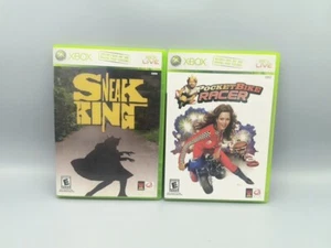 XBOX Microsoft 360 (2) Burger King Games PocketBike Racer Sneak King Video Games - Picture 1 of 7
