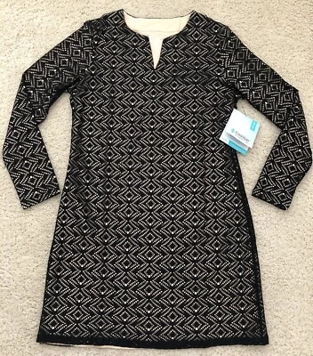Coolibar UPF 50 + женщин черный Лозанна крючком туника прикрытие платье маленький S новый с Ярлыками - Изображение 1 из 4