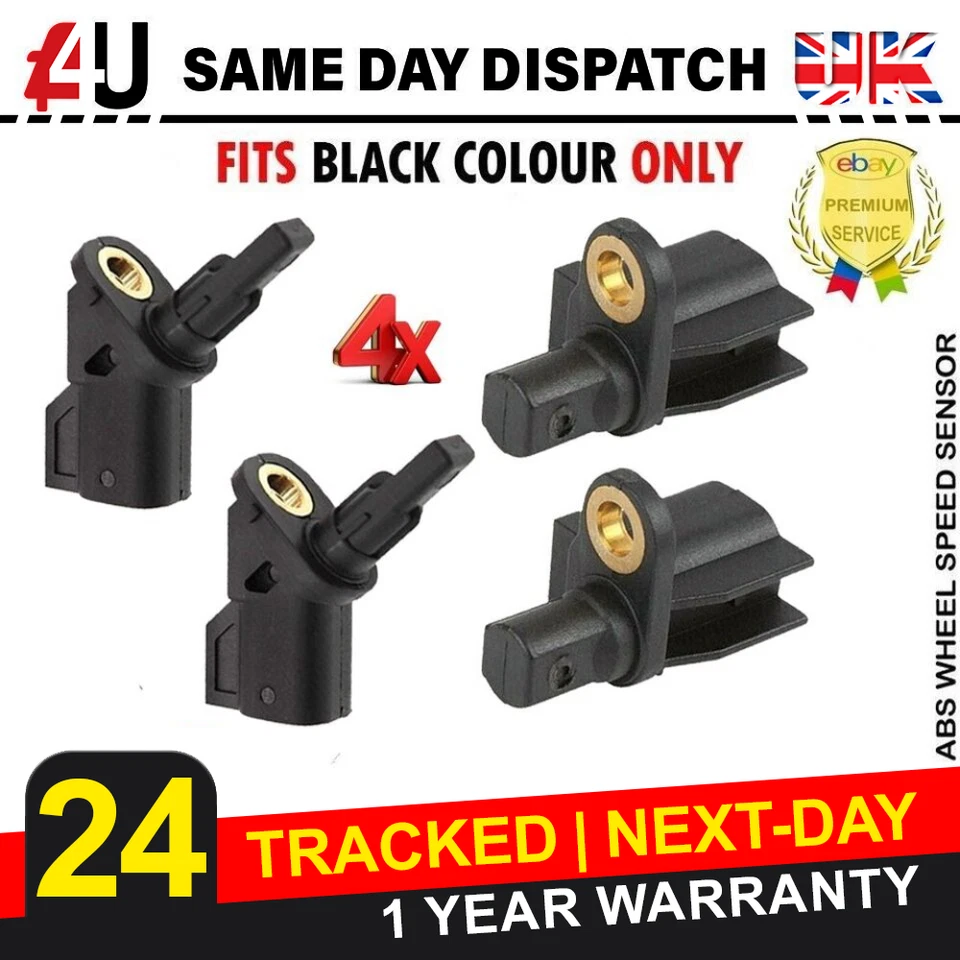 4 датчика скорости ABS для Ford Focus Mk3 C-Max Mondeo Galaxy Kuga передний и задний - Изображение 1 из 4