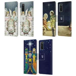 HEAD CASE DESIGNS NATIVITÉ ÉTUI COQUE DE LIVRE EN CUIR POUR SAMSUNG TÉLÉPHONES 1 - Photo 1 sur 9