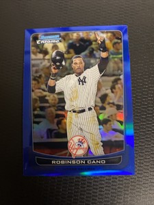 2012 Bowman Chrome Blue Refractors #209 Robinson Cano /250