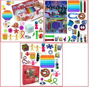 Fidget Toy Christmas Advent Calendar 24 Days - In Stock Now - Limited Quantity - Picture 1 of 5
