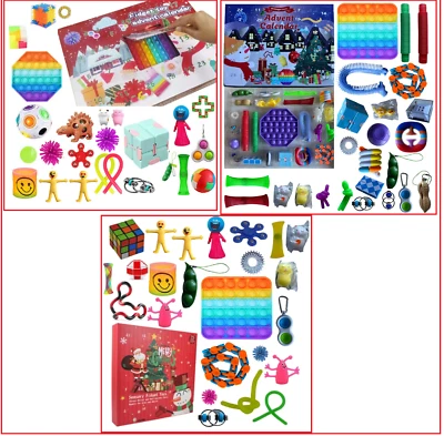 Fidget Toy Christmas Advent Calendar 24 Days - In Stock Now - Limited Quantity - Image 1 of 3