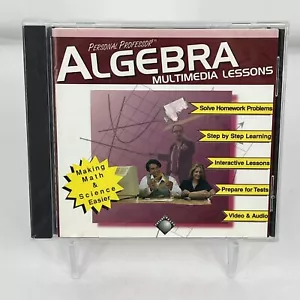 Personal Professor : Algebra Multimedia Lessons (Sealed CD-ROM, 1997) - Picture 1 of 2