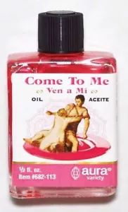 Botella Come To Me Oil (Ven a Mi Aceite) 1/2 oz hechizos de atracción de amor fragancia! - Imagen 1 de 1