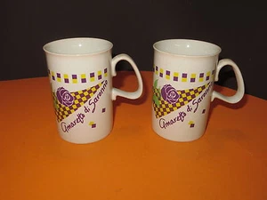 Meretto di Saronno Tazas (2) International Coffee Tags Bar Ware - Imagen 1 de 4