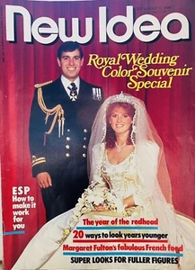 New Idea Magazine Australian 1986 August Royal Wedding Special - Foto 1 di 4