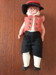 Vintage German Schildkrot Turtle Mark Doll; 5" Celluloid Doll - Picture 1 of 4
