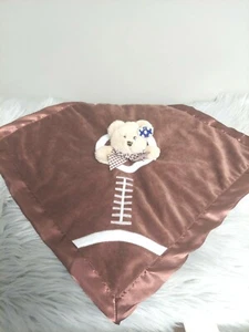 Bearington Baby Touchdown Snuggler Football Lovey Bear Security Blanket NWT - Picture 1 of 4