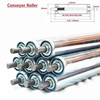 Precision Conveyor Roller Diameter 38mm Axle 12mm Roller Length200/300/400/500mm • 13.43£