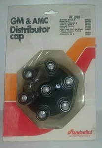 GM & AMC DISTRIBUTER CAP 6 CYL CORVAIR CHEVY, JEEP, OLDS , BUICK 1963-74 NOS - Picture 1 of 2