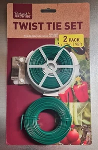 Cravatta a torsione per piante da giardinaggio set 2 confezioni di filo da giardino per legare piante - Foto 1 di 1