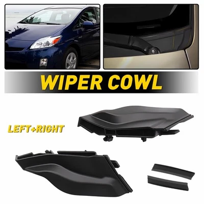 For Toyota Prius 2010-2015 Front Wiper Windshield Side Cowl Extension Cover Trim - Image 1 of 4