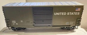 Railking by MTH O Scale 40' High Cube Box Car U.S. Army DODX #27468 - Bild 1 von 7
