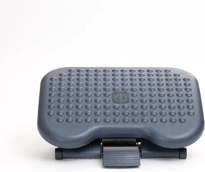 Foot Rest under Desk Adjustable Height Office Ergonomic Portable Comfort Black - Image 1 of 4