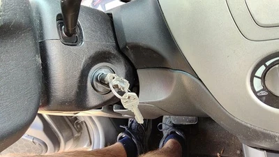 2001-11 Mazda Tribute conjunto de interruptor de ignição com chave elétrica completa fabricante de equipamento original - Imagem 1 de 3