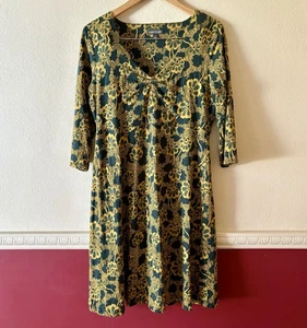 Vestido Toad & Co Rosalina Ajuste y Acampanado Para Mujer M Mezcla de Algodón Orgánico Jersey Bolsillo - Imagen 1 de 10