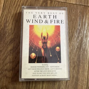 The Very Best of Earth Wind & Fire Cassette Tape Boogie Wonderland Etc Telstar - Foto 1 di 7