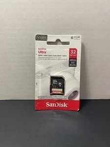 BRAND NEW SEALED SANDISK ULTRA 32GB SDHC UHS MEMORY CARD - Picture 1 of 2