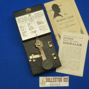 Pfadfinder Vintage offizieller Funkblinker Telegraph Signalgeber Fleron & Sohn 2511C1 - Bild 1 von 8