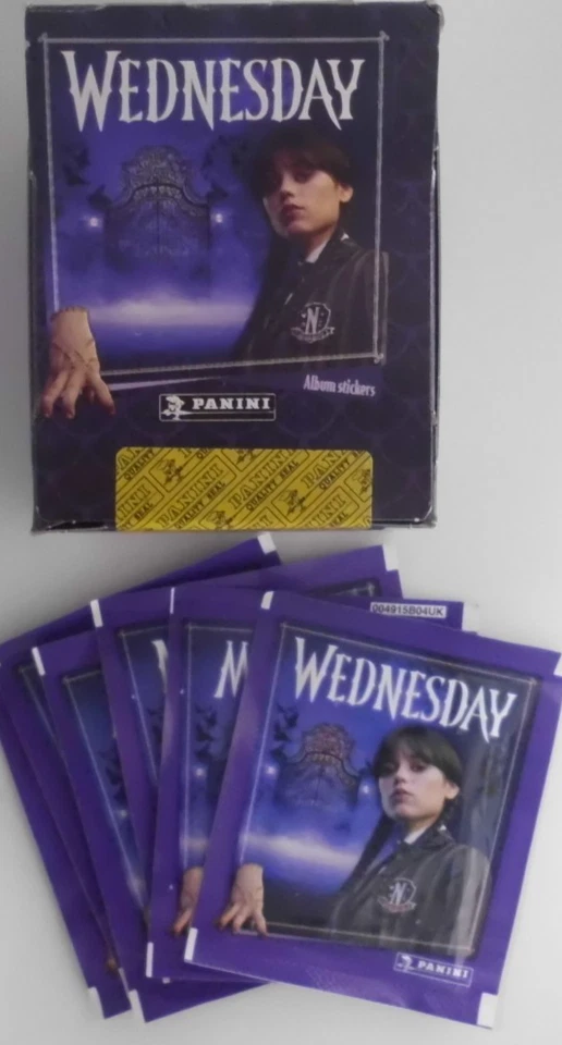Panini Wednesday Here We Woe Again Stickers Collection Choose 9 10 18 or36 packs - Image 1 of 1