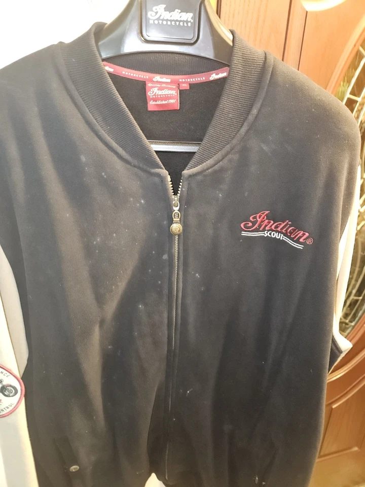 Chaqueta Indian Motorcycle Scout polar/algodón ligera con cremallera Foto 1 de 3