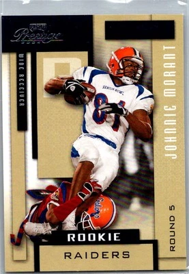 2004 Playoff Prestige #207 Johnnie Morant Oakland Raiders - Image 1 of 2