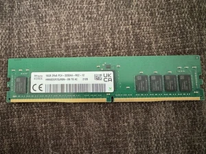 HYNIX 16GB (1X16GB) 2RX8 PC4-3200AA-RE2-12 DDR4 HMA82GR7CJR8N-XN SERVER RAM - Picture 1 of 1