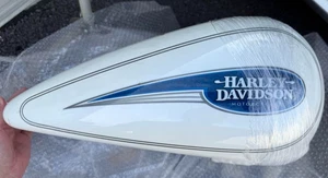 Harley Davidson Genuino Tanque de Gas Dyna FXDL Lowrider Blanco #4143 - Imagen 1 de 15