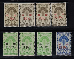 FRENCH MODAGASCAR 1945-TRAVELLERS TREE SCOTT#261-268 MLH/MUH - Picture 1 of 1