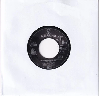 -1008- Freddie Mercury - The Great Pretender -7"-Vinyl-Single- near mint - Bild 1 von 2