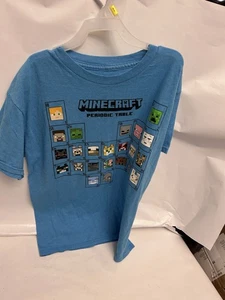 Mojang Minecraft Periodensystem Blau Jugend Tshirt XL - Bild 1 von 4