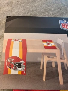 Kansas City Chiefs Brand New Table Runner And Placemats - Picture 1 of 7