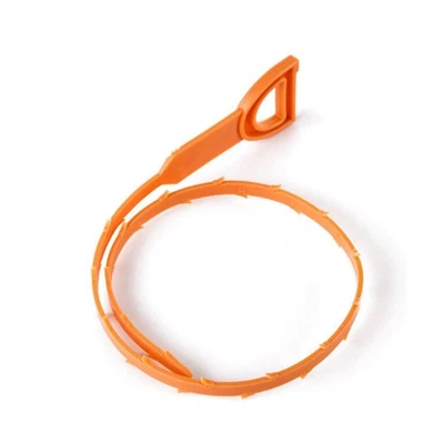 Cepillo de limpieza de drenaje flexible herramienta removedora de zuecos para fregadero alcantarillado agujero de tapón de pelo Foto 1 de 4