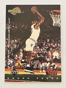 MICHAEL JORDAN SPACE JAM 1996 UPPER DECK CARD WITH CASE - Picture 1 of 6