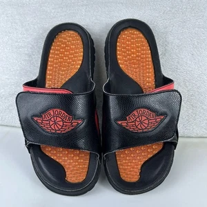 Jordan Hydro 2 Slides Shoes Mens Size 10 Black Red Adjustable Sandals 644935-023 - Picture 1 of 7