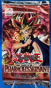 Yu-Gi-Oh 1st Edition Pharaoh's Servant Booster Pack VINTAGE SEALED 2002 - Picture 1 of 2
