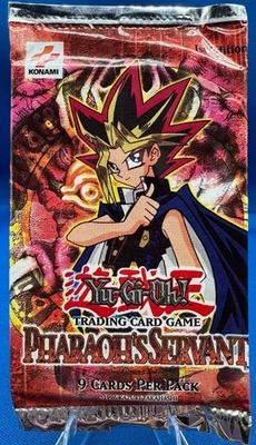 Yu-Gi-Oh 1st Edition Pharaoh's Servant Booster Pack VINTAGE SEALED 2002 - Image 1 of 2