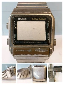 NOT WORKING, REPAIR SPARE PARTS PURPOSE CASIO DATA BANK DIGITAL QUARTZ DB-510 - Picture 1 of 15