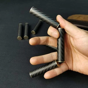 3 Stck. Erwachsene Kohlefaser Spielzeug Handschmeichler Spinner Spielzeug Stressabbau Metallspielzeug EDC Spielzeug - Bild 1 von 18