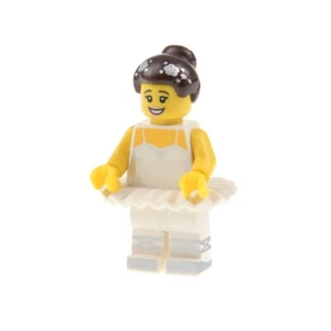 1x Lego Minifiguren Serie 15 Ballerina Tutu Haare Dutt 71011 col15-10 col237 - Bild 1 von 2
