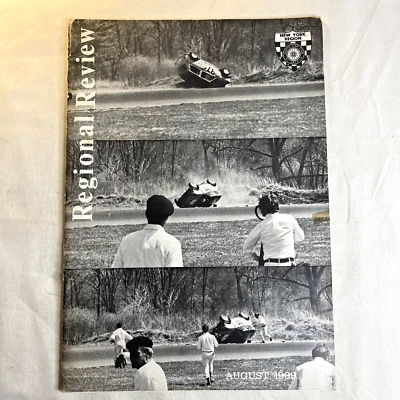 Regional Review Magazine New York Region Sports Car Club Of America August 1969 Foto 1 de 4