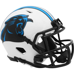 Carolina Panthers NFL Lunar Eclipse Alternate Speed Mini Helmet  - Picture 1 of 1