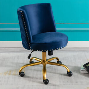 Velvet Home Office Desk Chair, Swivel Accent Chair  Modern Tilt Task Chair