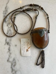 Cartera de resina acrílica Maya Evangelista, única, nueva con etiquetas - Imagen 1 de 11
