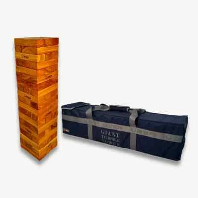 XXXL Riesen Garten Wackel Turm bis 150 cm, Hartholz-Blöcke, Mega Wackelturm - Bild 1 von 3