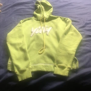 Yitty Women’s Fleece Hoodie Lime Green Size X Small - Picture 1 of 6