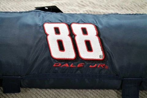 LOGO BRAND 'DALE Jr. EARNHARDT 'ALL-WEATHER #88 BLANKET' Navy RED FLEECE NASCAR Cover
