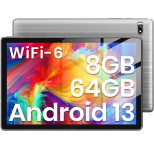 Tablet 10 Inches, 8 (4+4) GB RAM + 64GB ROM (1TB TF) Android 13, 8MP + 2MP Cam - Bild 1 von 4
